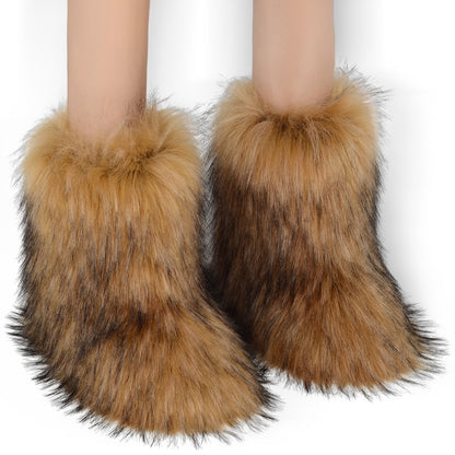 Women's Fur Lined Winter Snow Boots