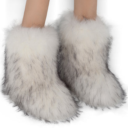 Women's Fur Lined Winter Snow Boots