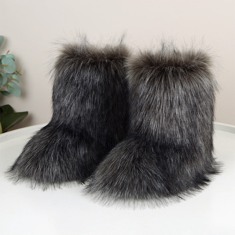 Women's Fur Lined Winter Snow Boots