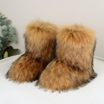 Women's Fur Lined Winter Snow Boots