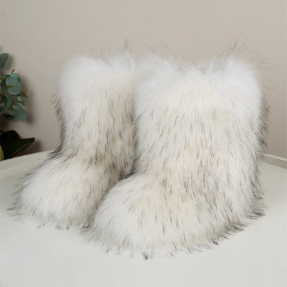 Women's Fur Lined Winter Snow Boots