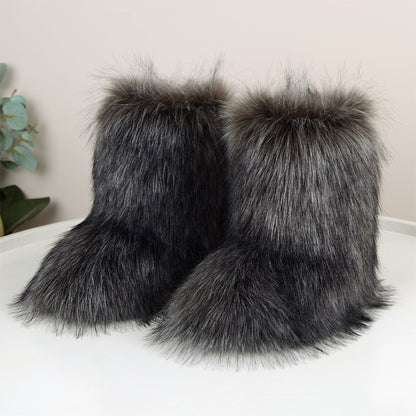 Women's Fur Lined Winter Snow Boots